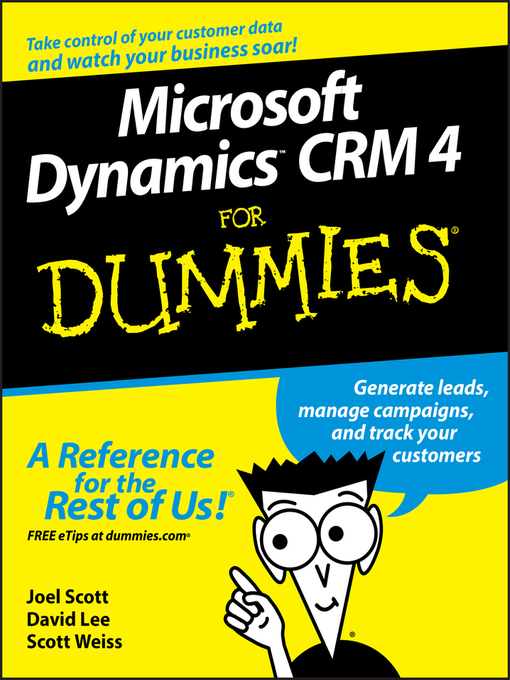 Title details for Microsoft Dynamics CRM 4 For Dummies by Joel Scott - Wait list